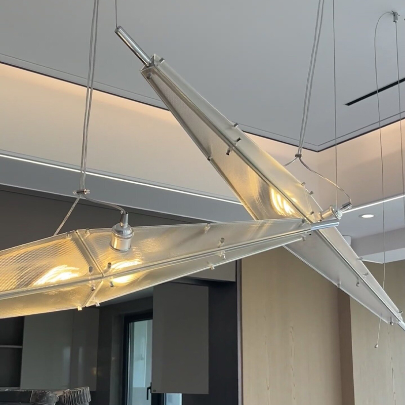 LED Glass Chandelier Minimalis - đánh giá và giá Interior Design Years