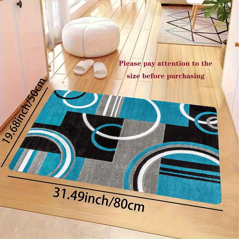 VIKAMA Modern Abstract Geometr - đánh giá và giá Printed Rug Abstract