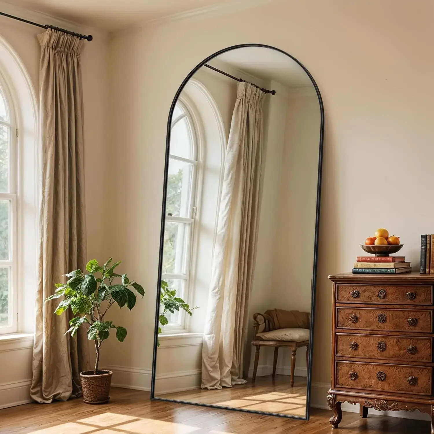 Arched Full Body Mirror 71 Inc - đánh giá và giá Arch Mirror Leaning