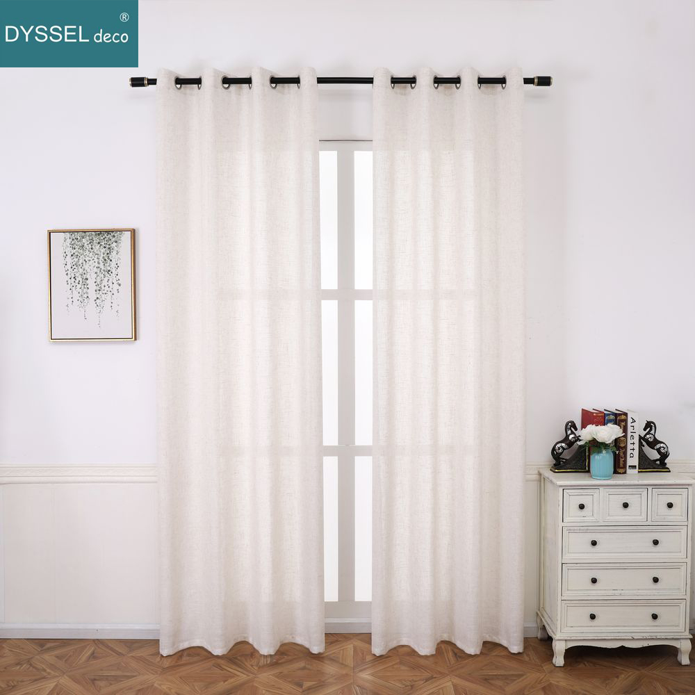 Chắc Chắn Nhà Trang Trí Chống  - đánh giá và giá Linen Curtain Eyelet
