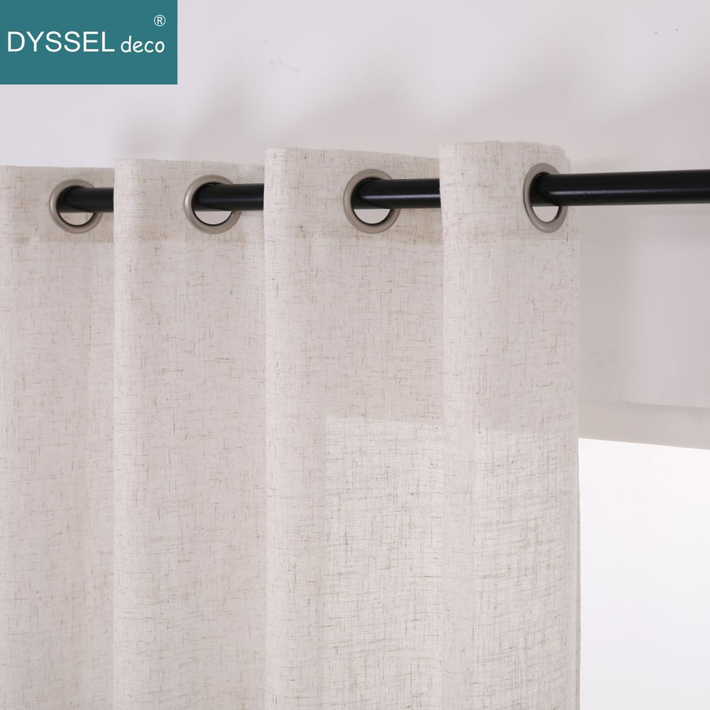 Chắc Chắn Nhà Trang Trí Chống  - đánh giá và giá Linen Curtain Eyelet