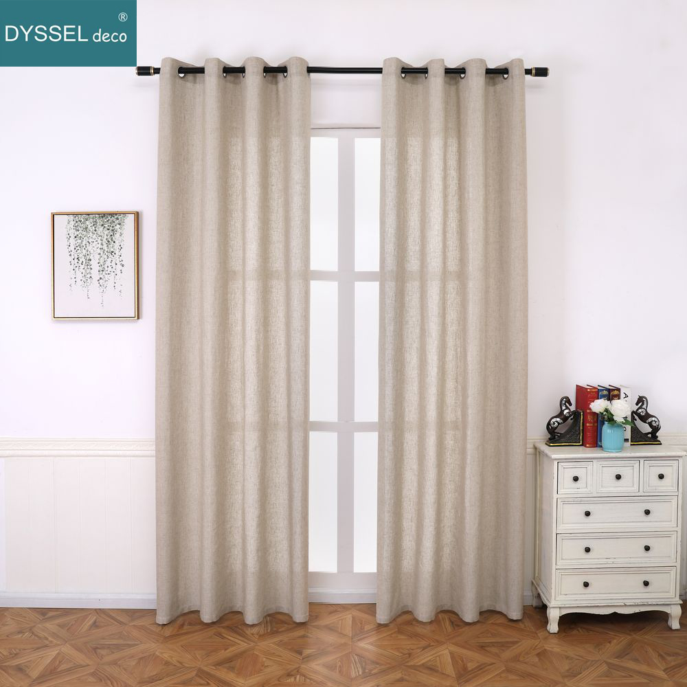 Chắc Chắn Nhà Trang Trí Chống  - đánh giá và giá Linen Curtain Eyelet