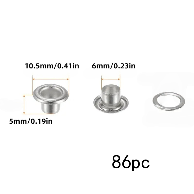 86pcs 6mm stainless steel eyel - đánh giá và giá Linen Curtain Eyelet