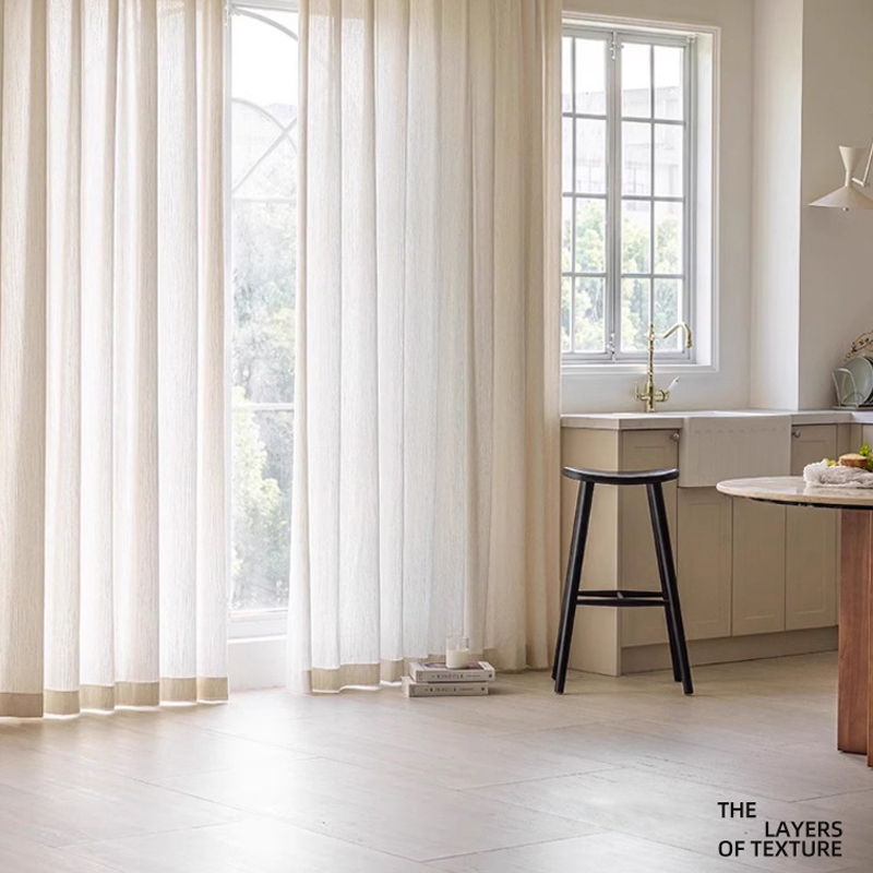 Custom Size Jacquard Linen Sem - đánh giá và giá Linen Curtain Eyelet